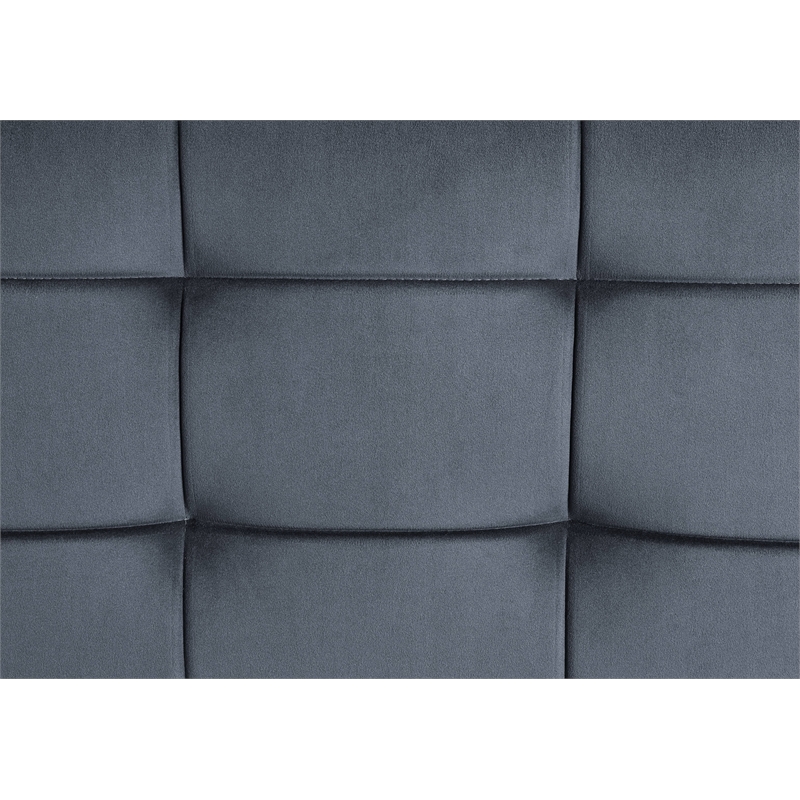ACME Brantley Loveseat in Gray Velvet & Sandy Gray Finish