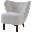 ACME Zusud Accent Chair in White Teddy Sherpa