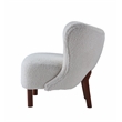 ACME Zusud Accent Chair in White Teddy Sherpa