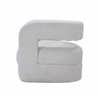 ACME Yitua Accent Chair in White Teddy Sherpa