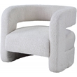 ACME Yitua Accent Chair in White Teddy Sherpa