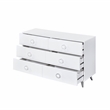 ACME Perse 6-Drawer Wooden Dresser in White