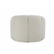 ACME Osmash Chair with Swivel in White Teddy Sherpa