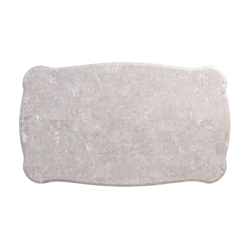 ACME Elozzol Coffee Table in Marble and Antique Bronze