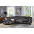 ACME Atesis Sectional Sofa  in  Dark Gray Velvet