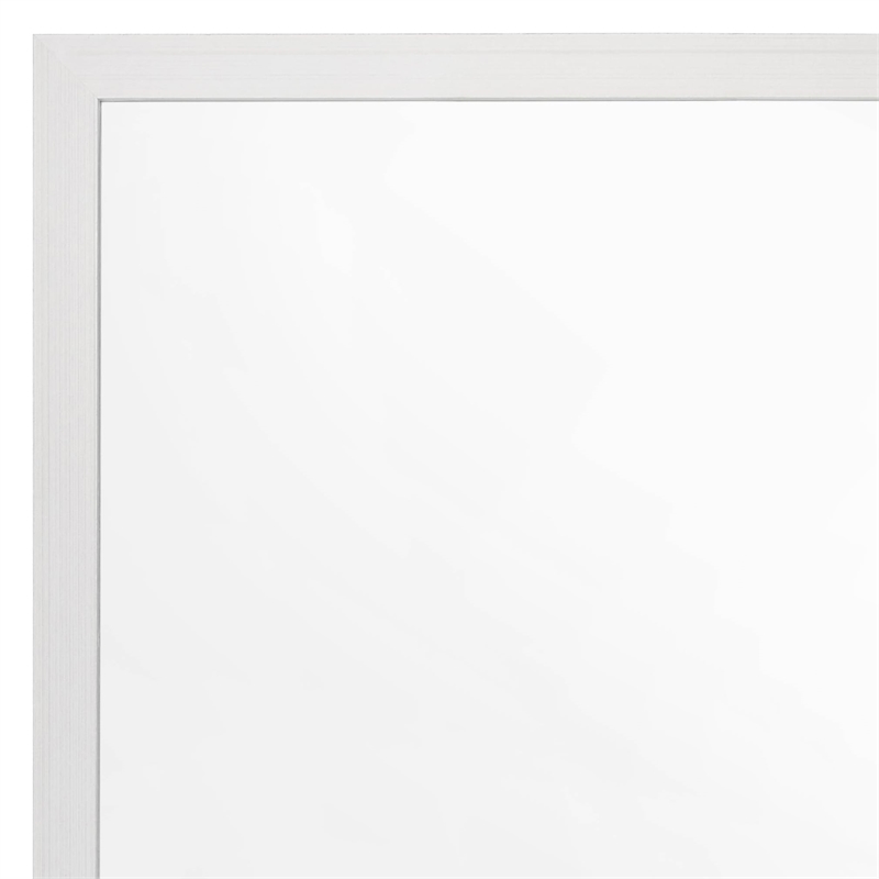 ACME Casilda Square Wooden Mirror in White