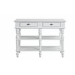 ACME Rorratt Kitchen Island in Marble & White Finish