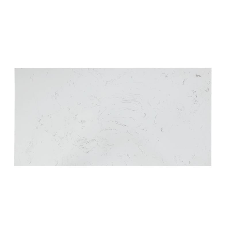 ACME Rorratt Kitchen Island in Marble & White Finish