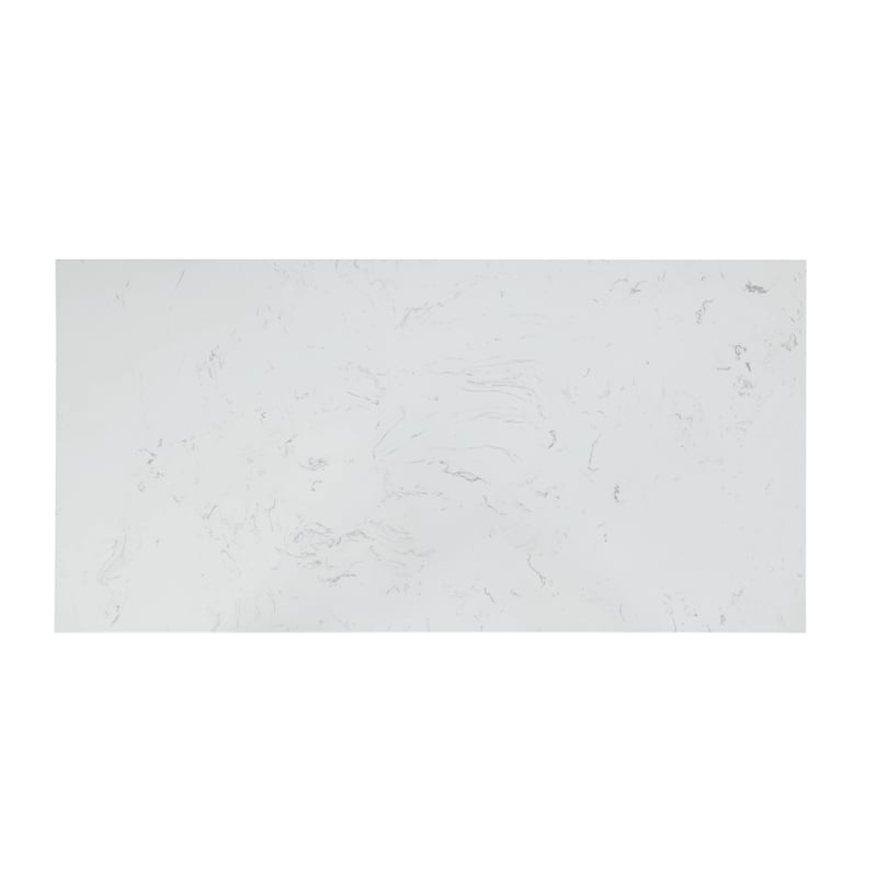 ACME Rorratt Kitchen Island in Marble & White Finish