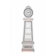 ACME Noralie Grandfather Clock in Mirrored & Faux Diamonds
