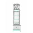 ACME Noralie Grandfather Clock in Mirrored & Faux Diamonds