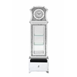 ACME Noralie Grandfather Clock in Mirrored & Faux Diamonds