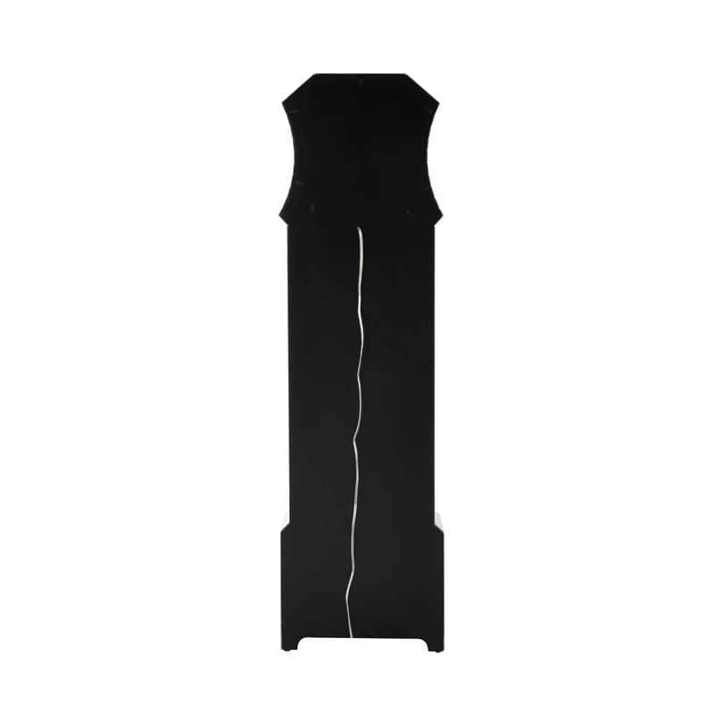 ACME Noralie Grandfather Clock in Mirrored & Faux Diamonds