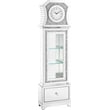 ACME Noralie Grandfather Clock in Mirrored & Faux Diamonds