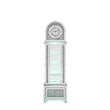 ACME Noralie Grandfather Clock in Mirrored & Faux Diamonds