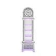 ACME Noralie Grandfather Clock in Mirrored & Faux Diamonds