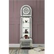 ACME Noralie Grandfather Clock in Mirrored & Faux Diamonds