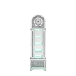 ACME Noralie Grandfather Clock in Mirrored & Faux Diamonds