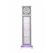 ACME Noralie Grandfather Clock in Mirrored & Faux Diamonds