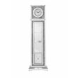 ACME Noralie Grandfather Clock in Mirrored & Faux Diamonds