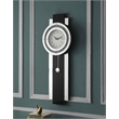 ACME Noralie Wall Clock  in Black Mirrored & Faux Diamonds