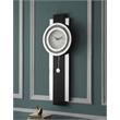 ACME Noralie Wall Clock  in Black Mirrored & Faux Diamonds