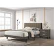 ACME Valdemar Wooden Queen Bed in Brown and Weathered Gray
