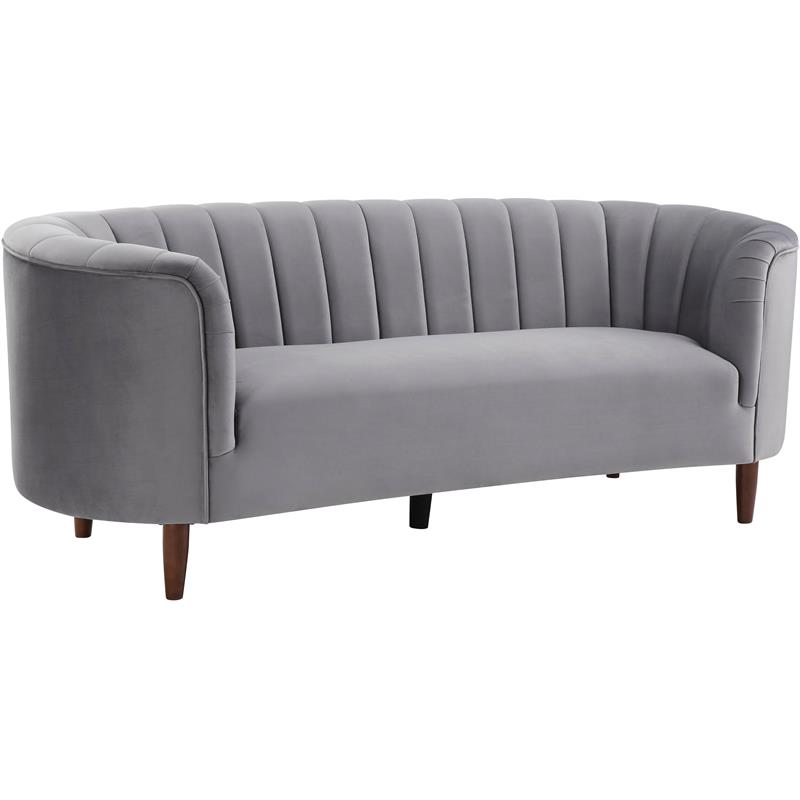 ACME Millephri Sofa  in Gray Velvet