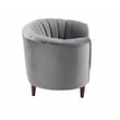 ACME Millephri Chair in Gray Velvet