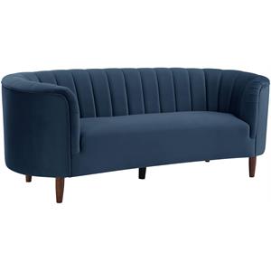 acme millephri sofa  in blue velvet