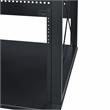 ACME Megara Frame Music Desk with Shelves And Compartments in Black Finish