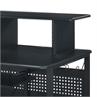 ACME Megara Frame Music Desk with Shelves And Compartments in Black Finish