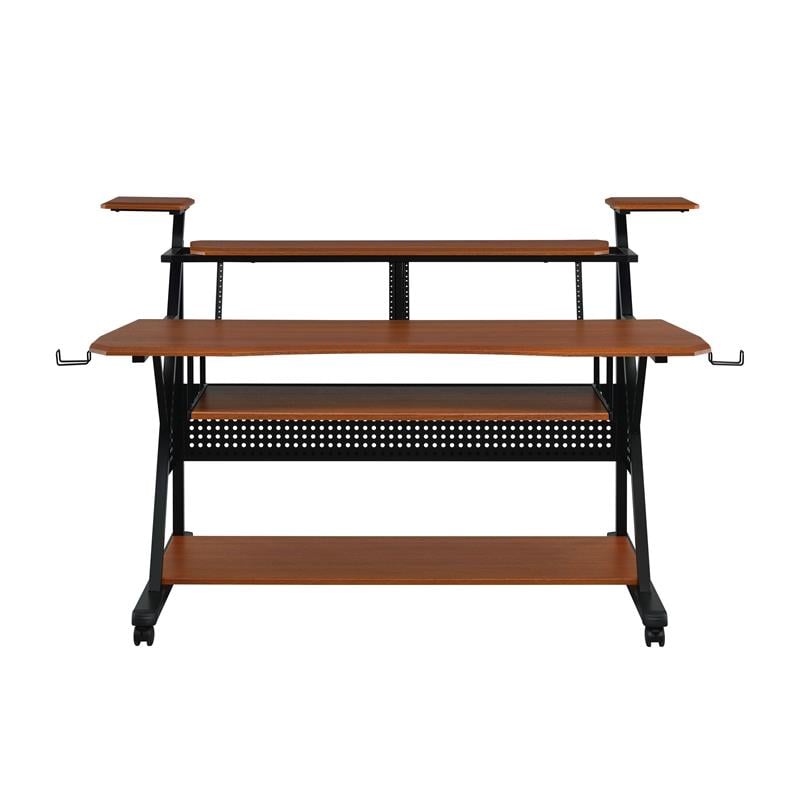 ACME Willow Music Desk in Cherry & Black Finish