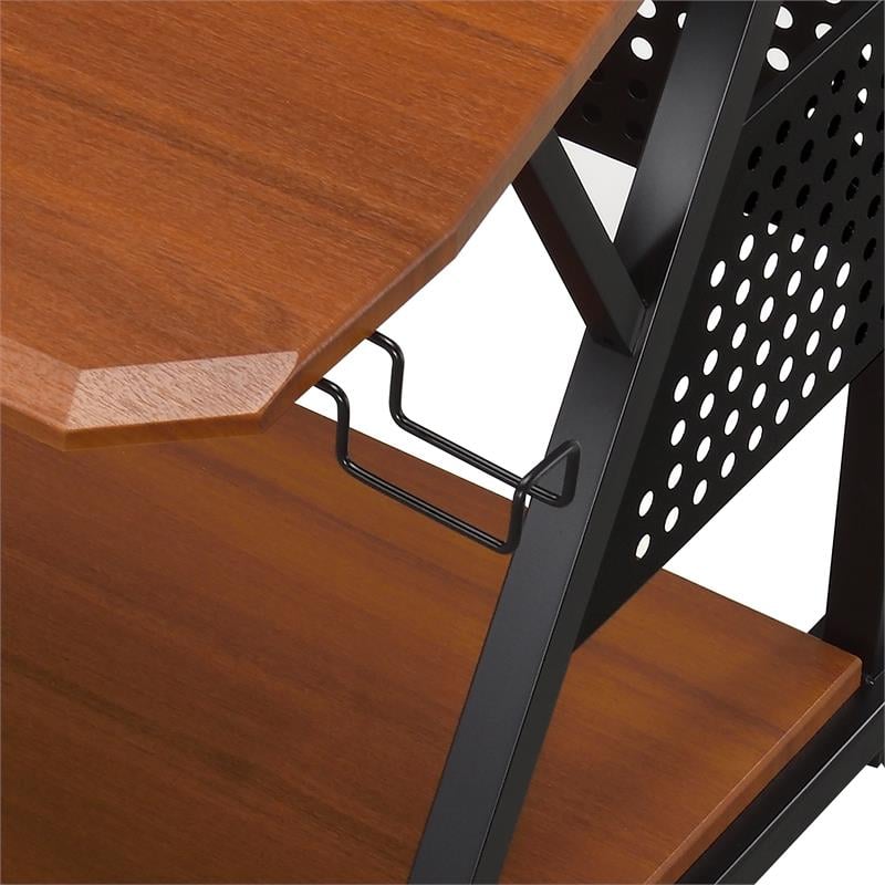 ACME Willow Music Desk in Cherry & Black Finish
