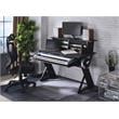 ACME Annette Wooden Music Desk with Shelves in Black Finish