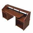 ACME Annette Music Desk with Shelves in Natural and Black Finish