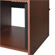 ACME Annette Music Desk with Shelves in Natural and Black Finish