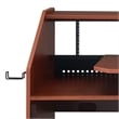 ACME Annette Music Desk with Shelves in Natural and Black Finish