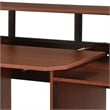 ACME Annette Music Desk with Shelves in Natural and Black Finish