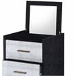 ACME Myles Jewelry Armoire in Black & Gold Finish