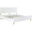 ACME Gaines Queen Bed in White High Gloss Finish