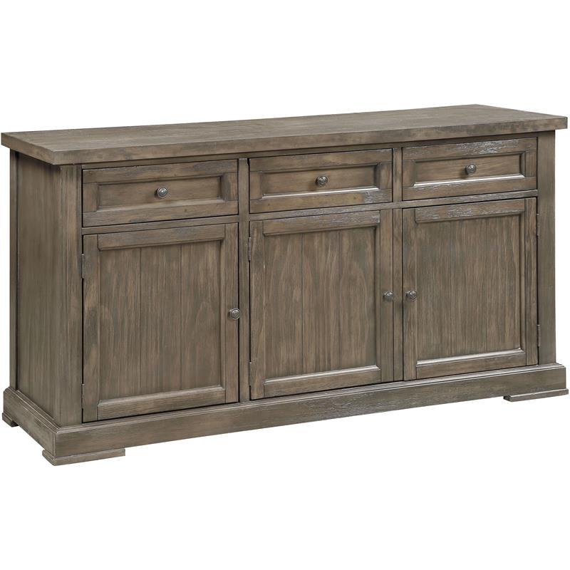 ACME Landon Server in Salvage Gray Finish