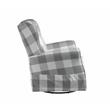 ACME Patli Swivel Chair with Glider  in Gray Fabric