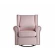 ACME Tamaki Swivel Chair with Glider in Pink Fabric