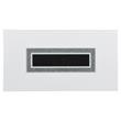 ACME Elizaveta Rectangle Wood Top Dining Table in Gray and White High Gloss