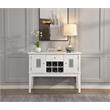ACME Elizaveta Wooden Storage Server in Gray and White High Gloss