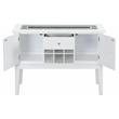 ACME Elizaveta Wooden Storage Server in Gray and White High Gloss