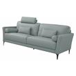 ACME Tussio Upholstery Sofa with 5 Pillows in Watery Leather
