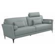 ACME Tussio Upholstery Sofa with 5 Pillows in Watery Leather
