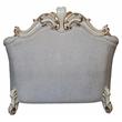 ACME Vendome II Chair with 2 Pillows in Two Tone Ivory Fabric and Antique Pearl
